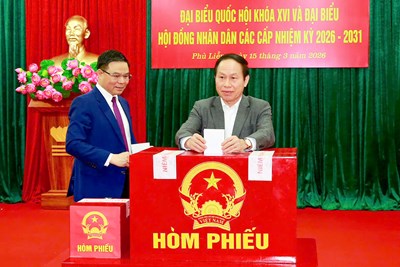 Ngày bầu cử đại biểu Quốc hội khóa XVI và đại biểu HĐND các cấp nhiệm kỳ 2026 - 2031 tại thành phố Hải Phòng diễn ra an toàn, đúng quy định