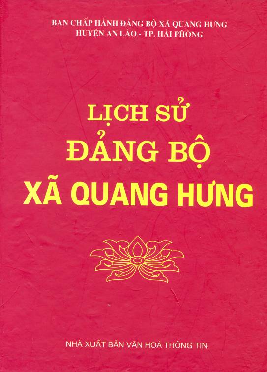 LỊCH SỬ ĐẢNG BỘ XÃ QUANG HƯNG