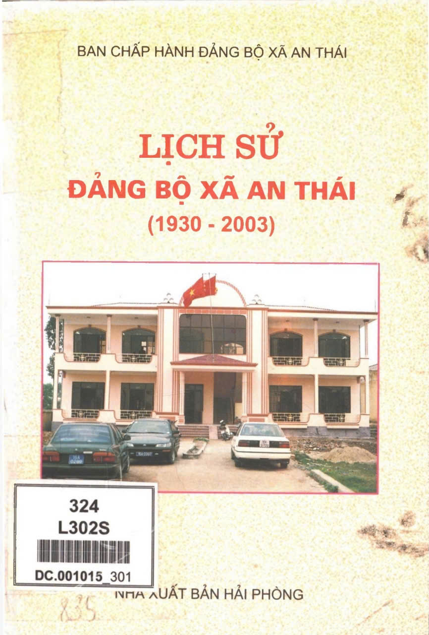 LỊCH SỬ ĐẢNG BỘ XÃ AN THÁI (BẢN GỐC 2004)
