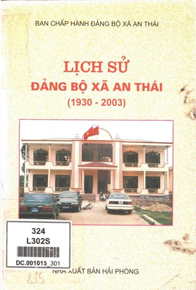 LỊCH SỬ ĐẢNG BỘ XÃ AN THÁI (BẢN GỐC 2004)