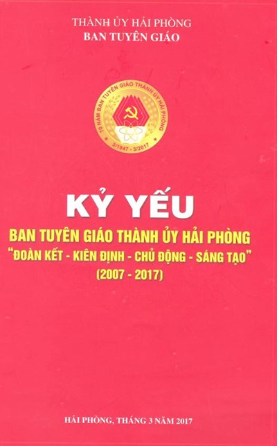 KỶ YẾU BAN TUYÊN GIÁO THÀNH ỦY HẢI PHÒNG