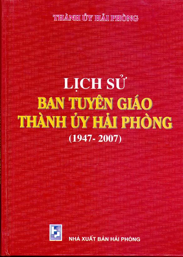 LỊCH SỬ BAN TUYÊN GIÁO THÀNH ỦY HẢI PHÒNG