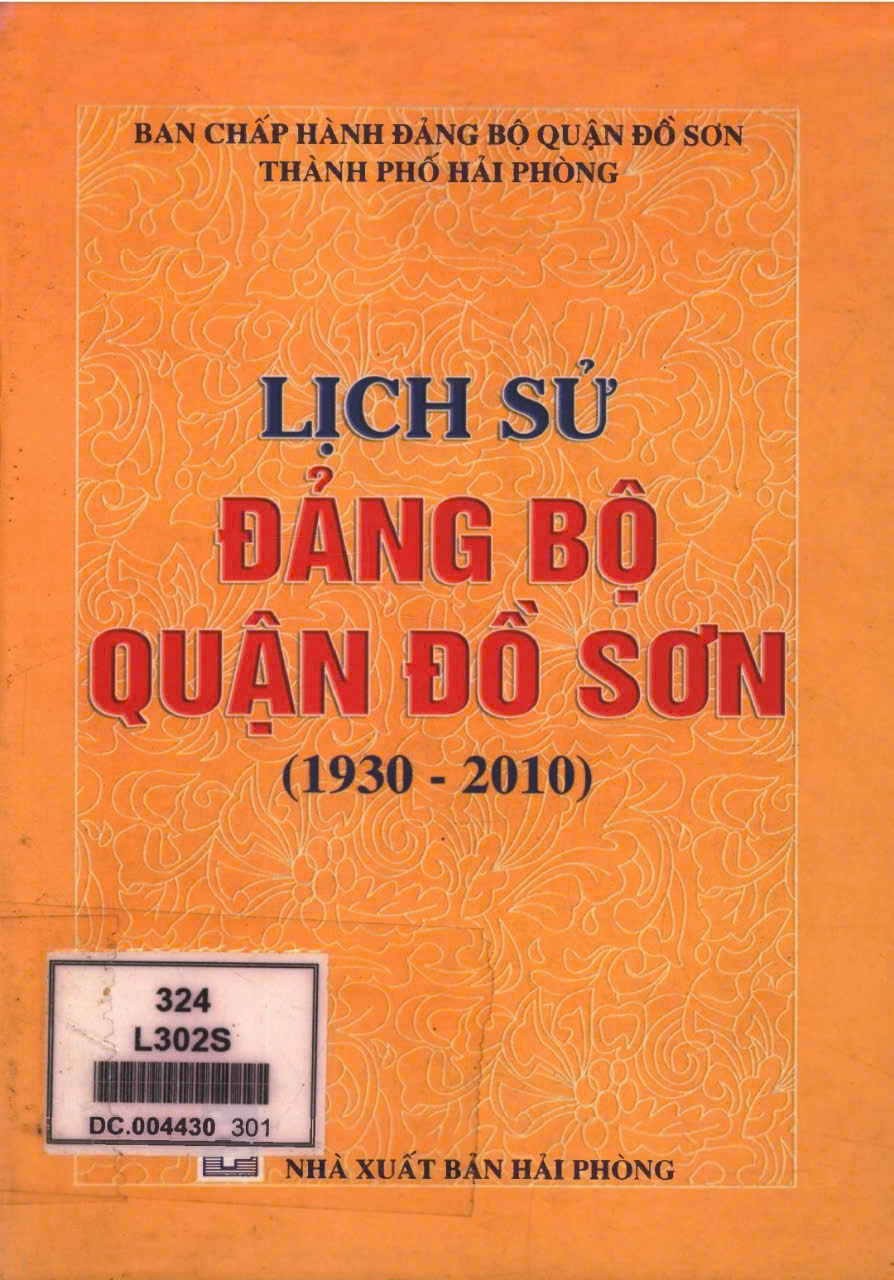 LỊCH SỬ ĐẢNG BỘ QUẬN ĐỒ SƠN (1930 - 2010) (BẢN GỐC)