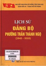 LỊCH SỬ ĐẢNG BỘ PHƯỜNG TRẦN THÀNH NGỌ (BẢN GỐC)